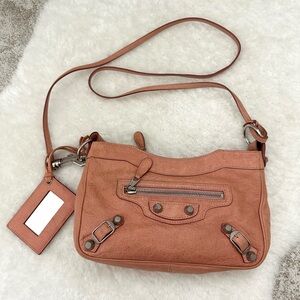 SOLD Balenciaga giant hip mini crossbody bag Rose Blush